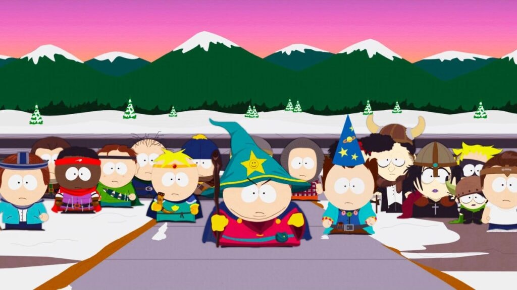 Cartman et son armée dans le jeu vidéo South Park : Le Bâton de la Vérité