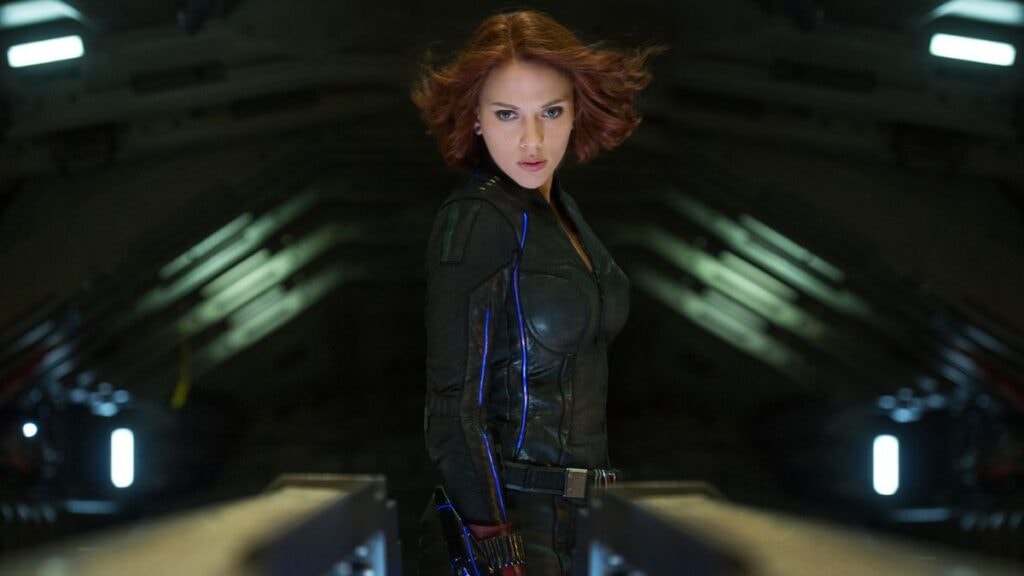 Black Widow (Scarlett Johansson) dans Avengers : L'ère d'Ultron