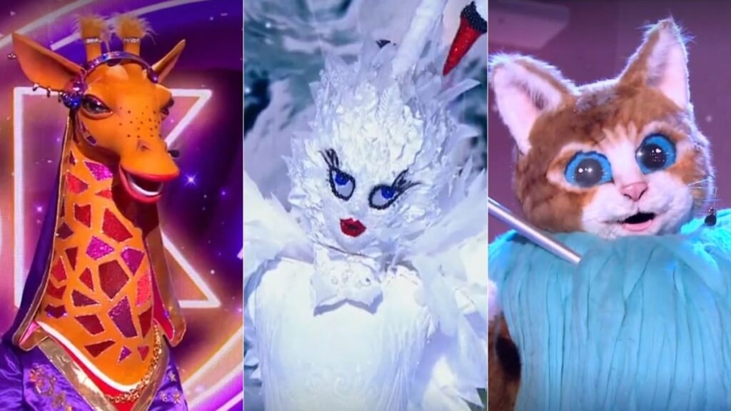 La girafe, le cygne et le chaton dans l'émission Mask Singer 2025
