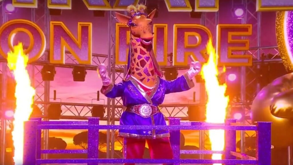 La Girafe dans l'émission Mask Singer 2025