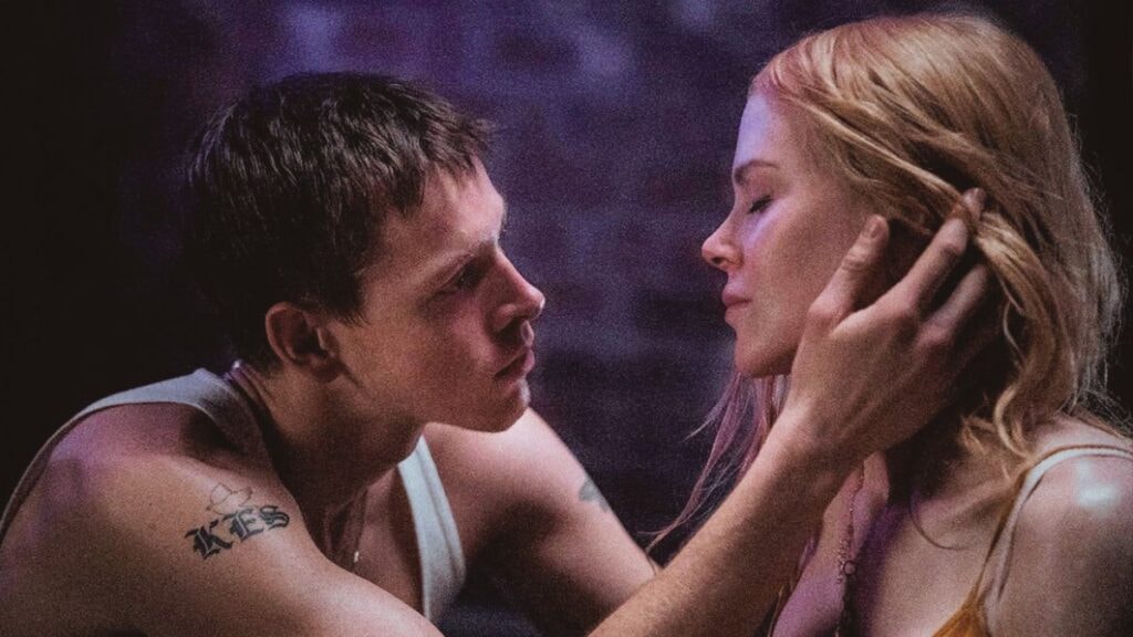 Harris Dickinson (Samuel) et Nicole Kidman (Romy) dans Babygirl