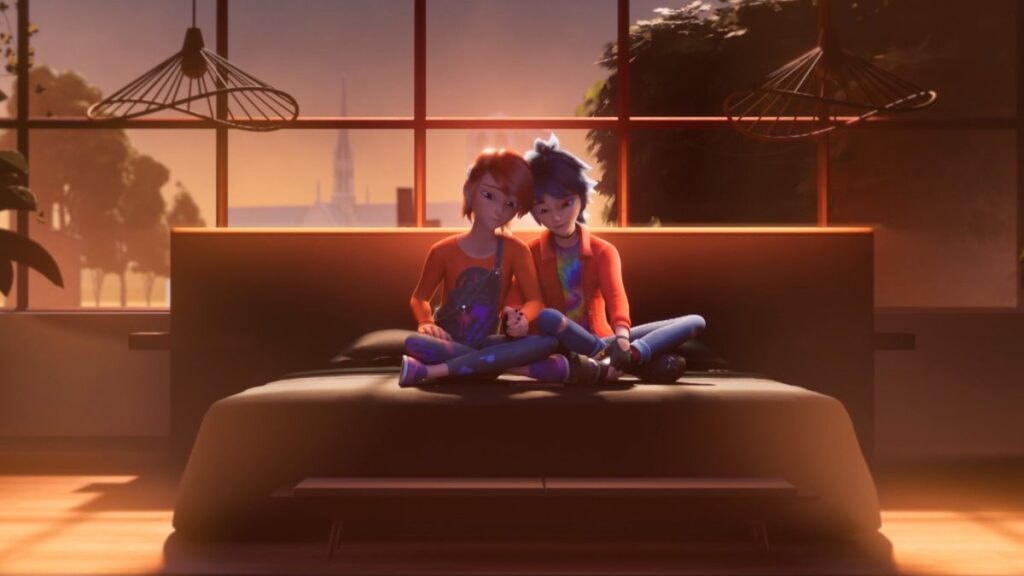 marc anciel et Nathaniel Kurtzberg dans Miraculous couple