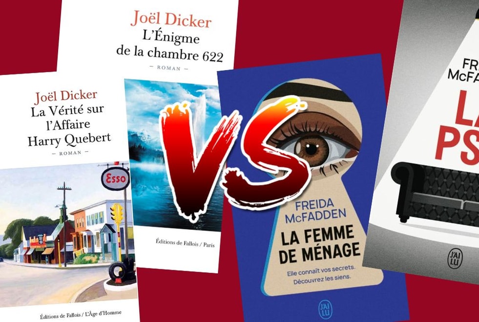 Sondage : le match ultime, tu préfères lire les thrillers de Freida McFadden ou de Joël Dicker ?