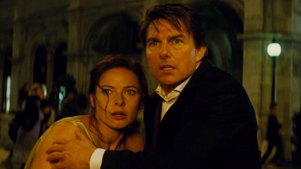 Tom Cruise et Rebecca Ferguson dans Mission Impossible Rogue Nation.