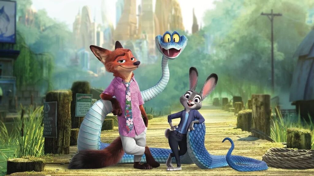 Une image du film d'animation Disney Zootopie 2.