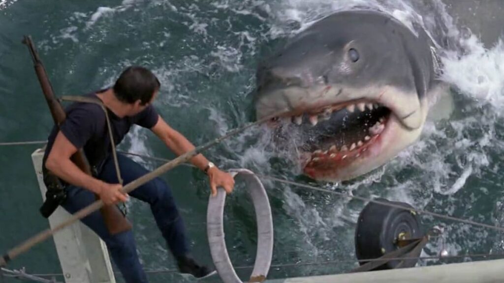 Une image du film Les Dents de la Mer.