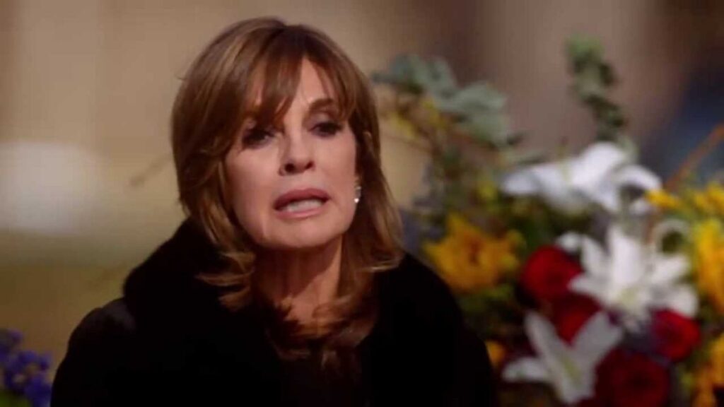Sue Ellen Ewing (Linda Gray) dans le revival de la série Dallas.