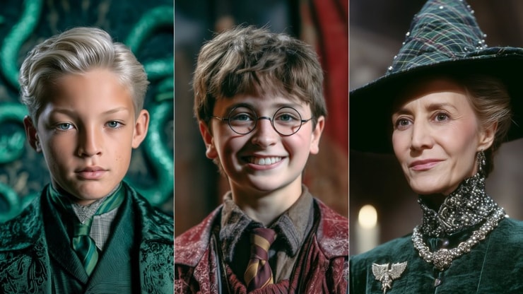 Une IA imagine le casting de la série Harry Potter à Poudlard et le résultat est fabuleux !