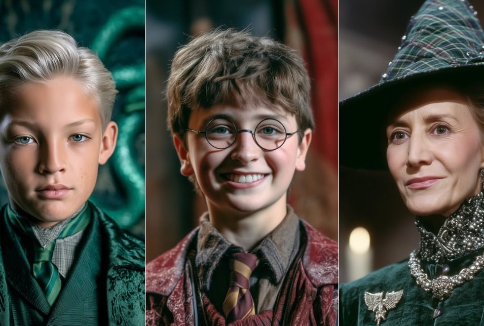 Une IA imagine le casting de la série Harry Potter à Poudlard et le résultat est fabuleux !