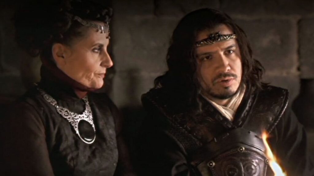 Ygerne et Arthur dans la saison 5 de Kaamelott
