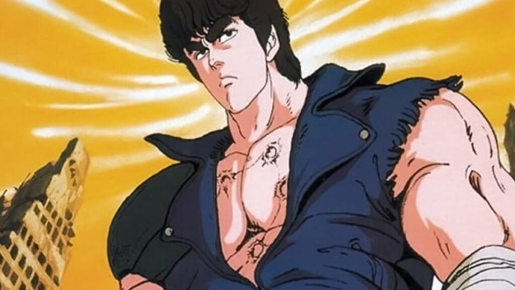 Kenshiro, parcourant le monde en ruine dans Ken le Survivant
