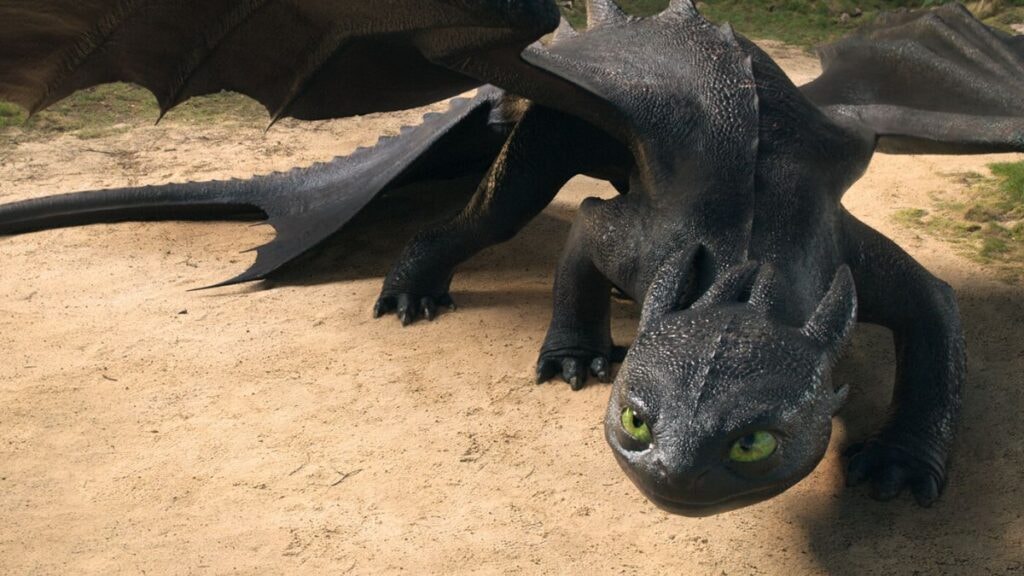 Krokmou dans le film live-action Dragons