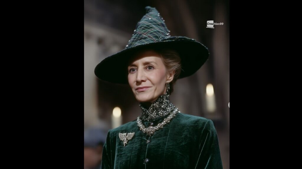 Janet McTeer imaginée en Minerva McGonagall dans la série Harry Potter par une IA