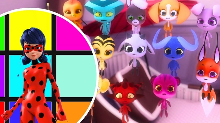 Quiz Miraculous : choisis 7 couleurs, on te dira quel kwami tu es