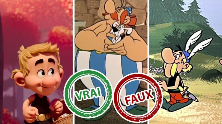 Personne n’a déjà eu 10/10 à ce quiz vrai ou faux sur les dessins animés Astérix et Obélix