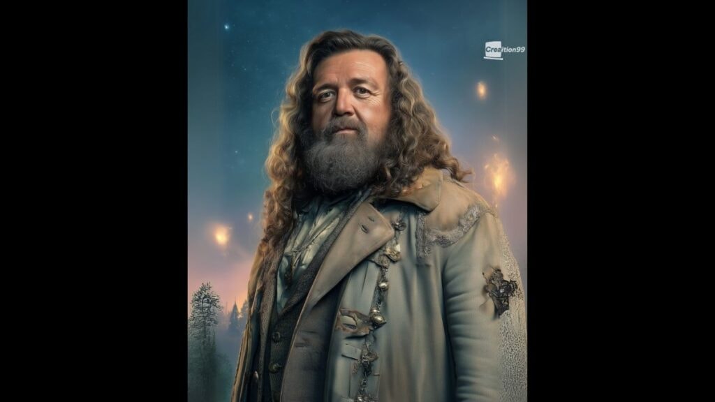 Nick Frost imaginé en Rubeus Hagrid dans la série Harry Potter par une IA