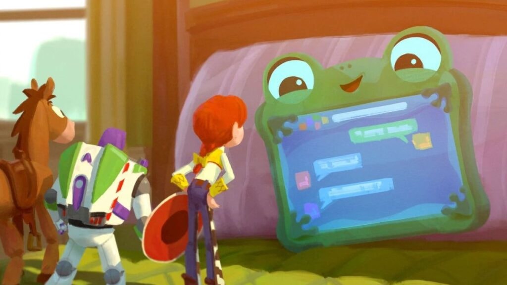 Concept art du film d'animation Toy Story 5