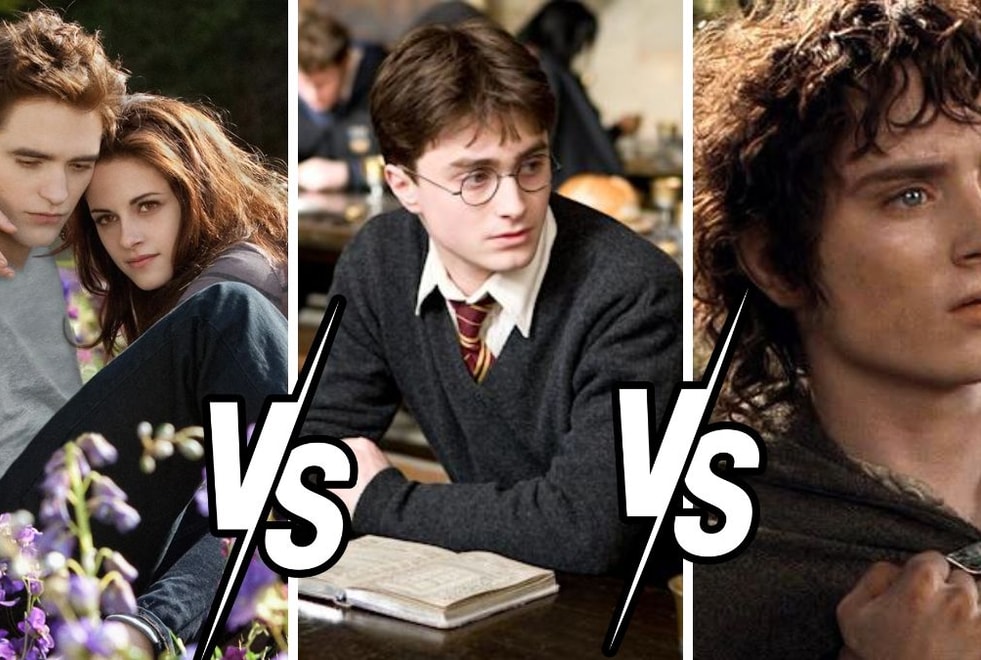Sondage : tu préfères vivre dans l’univers de Twilight, Harry Potter ou Le Seigneur des Anneaux ?