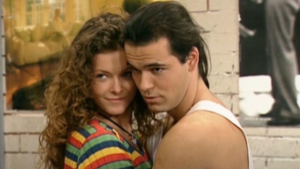 Adeline et Christophe de la série Hélène et les Garçons.