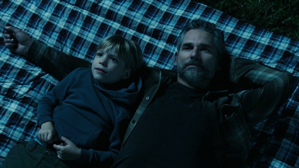 Caleb et Kyle (Eric Bana) dans Une nature sauvage