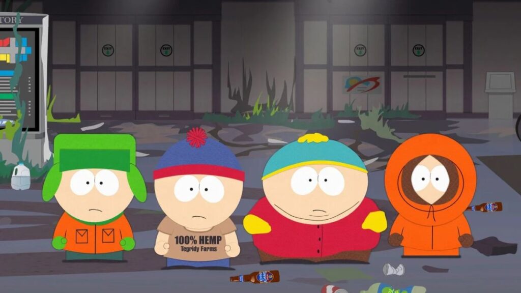 Une image de la série South Park.