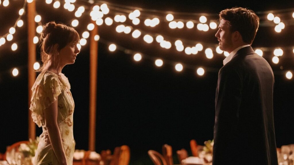 Dakota Johnson et Chris Evans dans Materialists