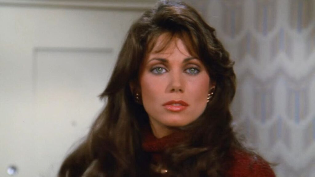 Mandy Winger (Deborah Shelton) dans la série Dallas.