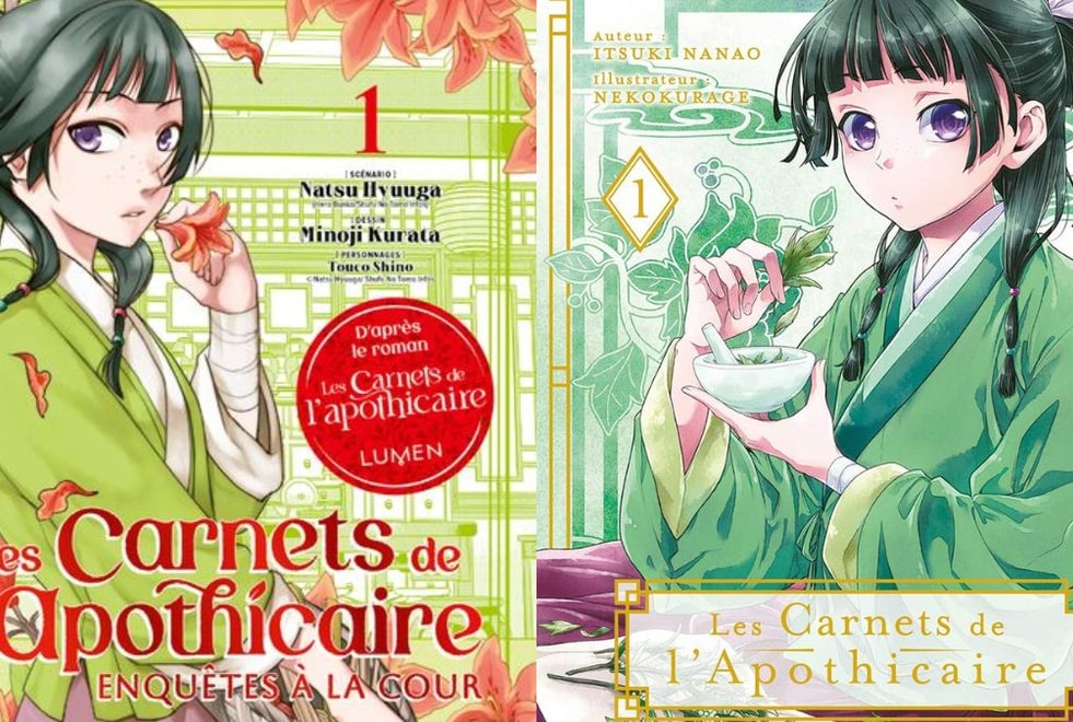 Les Carnets de l’Apothicaire : pourquoi y a-t-il deux manga adaptés du roman ?