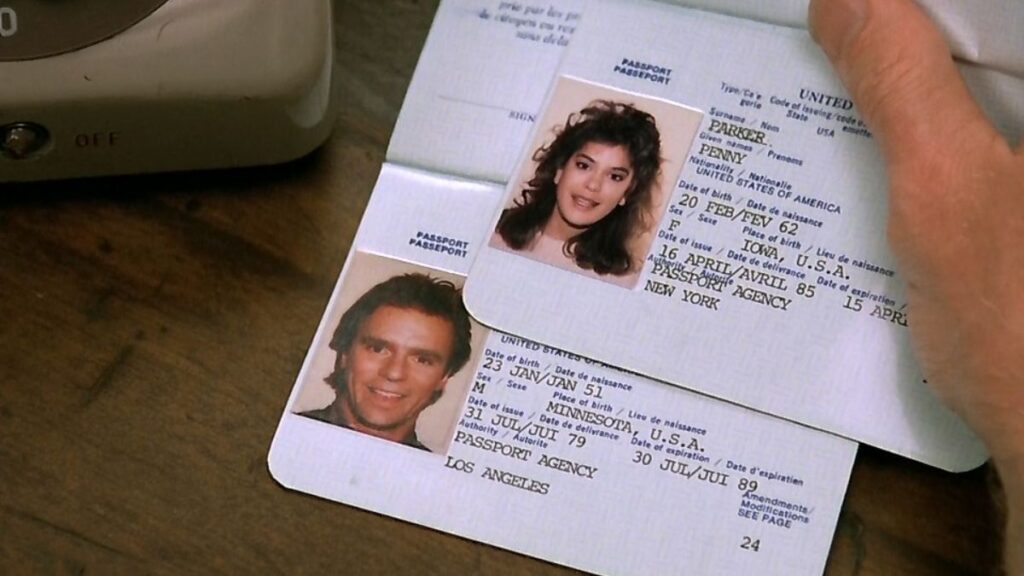 Le passeport d'Angus MacGyver dans la série des années 80.