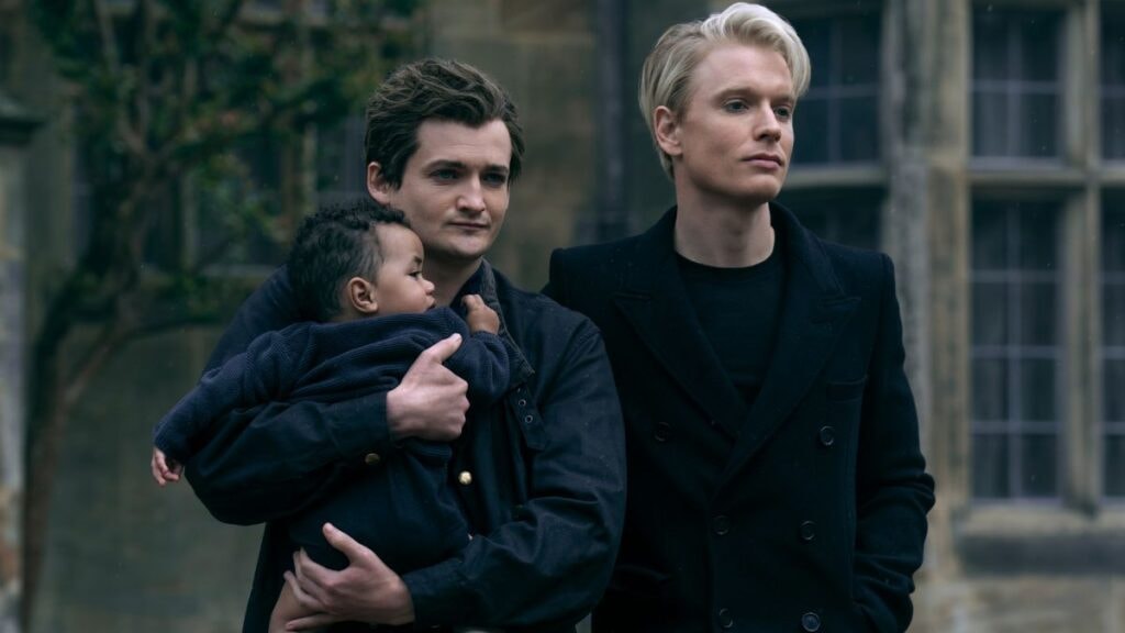 Puck, Loki et bébé Daniel dans Sandman