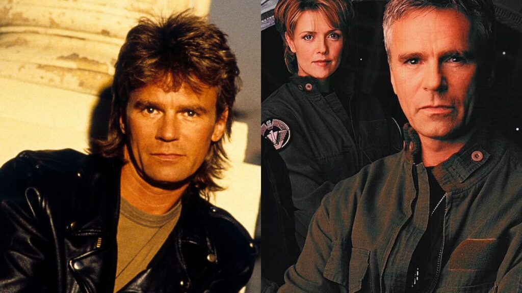 Richard Dean Anderson dans les séries MacGyver et Stargate SG-1.