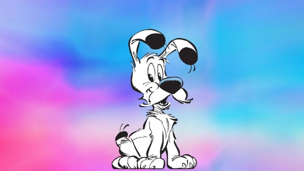 astérix, idéfix, silhouette