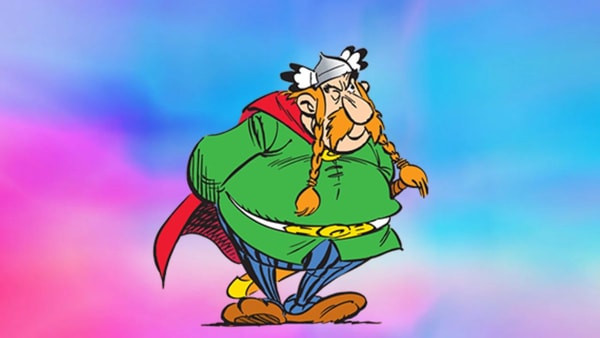 astérix, abraracourcix, silhouette