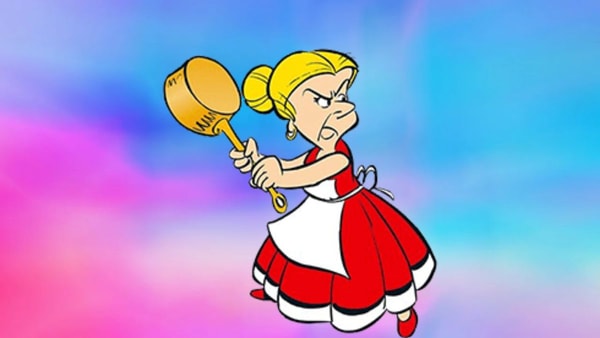 astérix, mme cétautomatix, silhouette