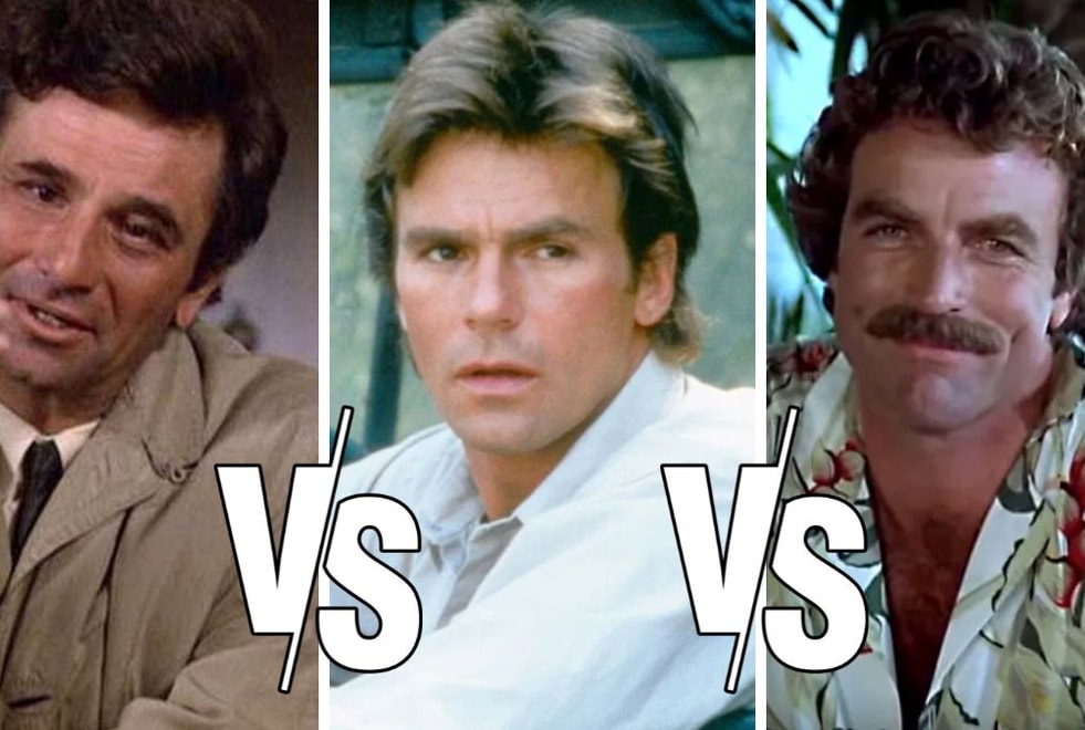 Sondage : quelle série policière détestes-tu le plus entre Columbo, MacGyver et Magnum ?