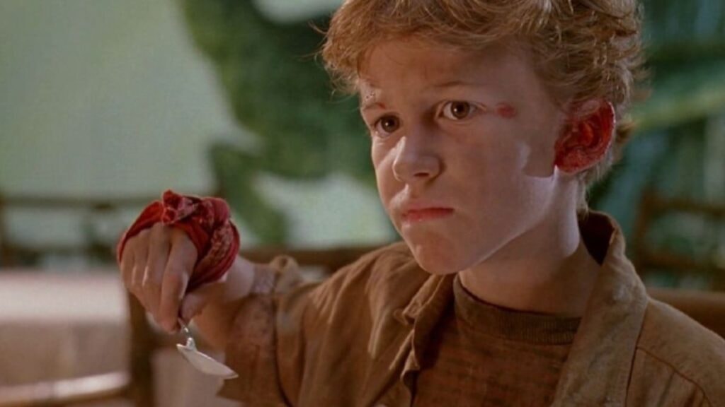 Tim dans Jurassic Park