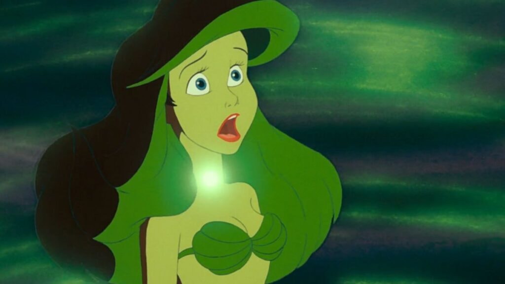 Ariel perd sa voix dans La Petite Sirène