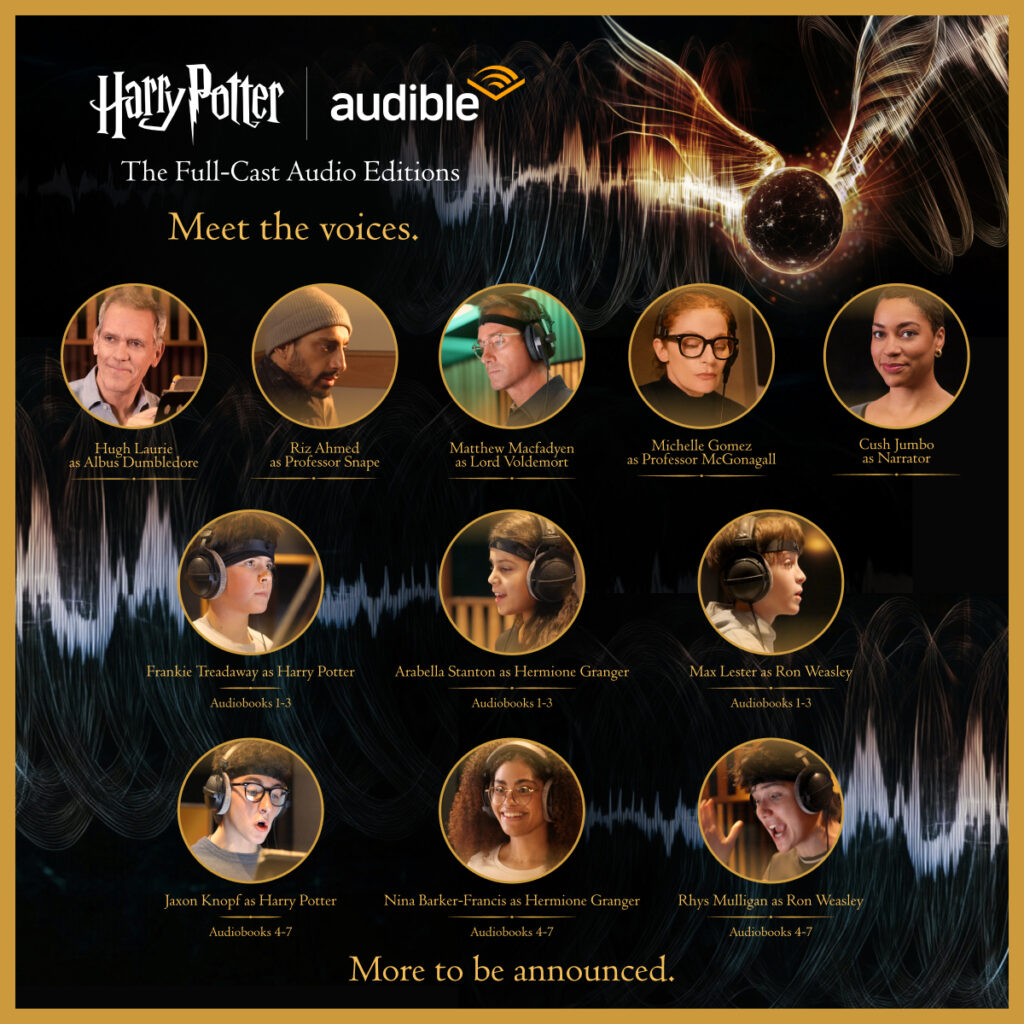 Casting des livres audio Harry Potter