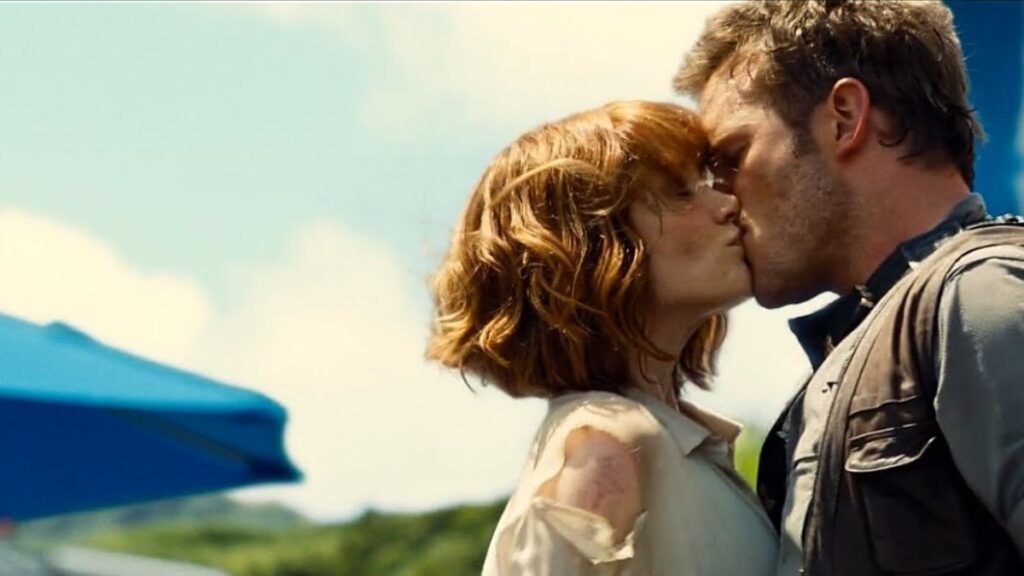 Chris Pratt et Bryce Dallas Howard dans Jurassic World