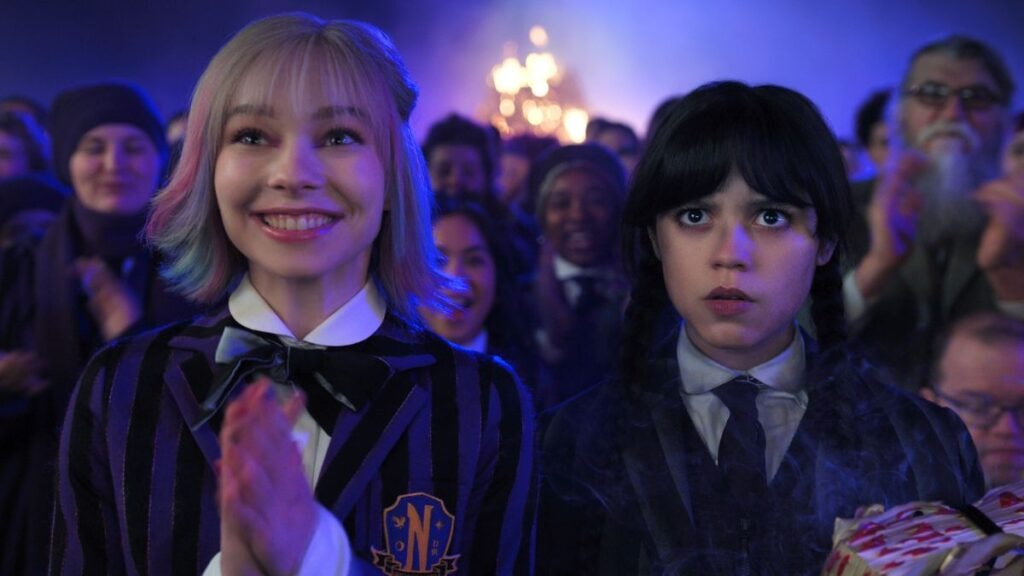 Enid et Mercredi dans la saison 2