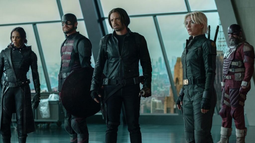 L'équipe des Thunderbolts dans le film Marvel