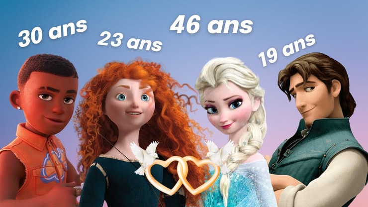 Quiz : choisis (sans mentir) 13 personnages de film Disney/Pixar que tu pourrais épouser, on devinera ton âge