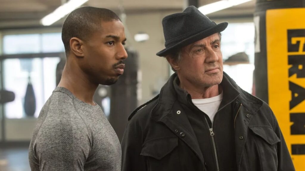 Rocky et Adonis Creed dans Creed