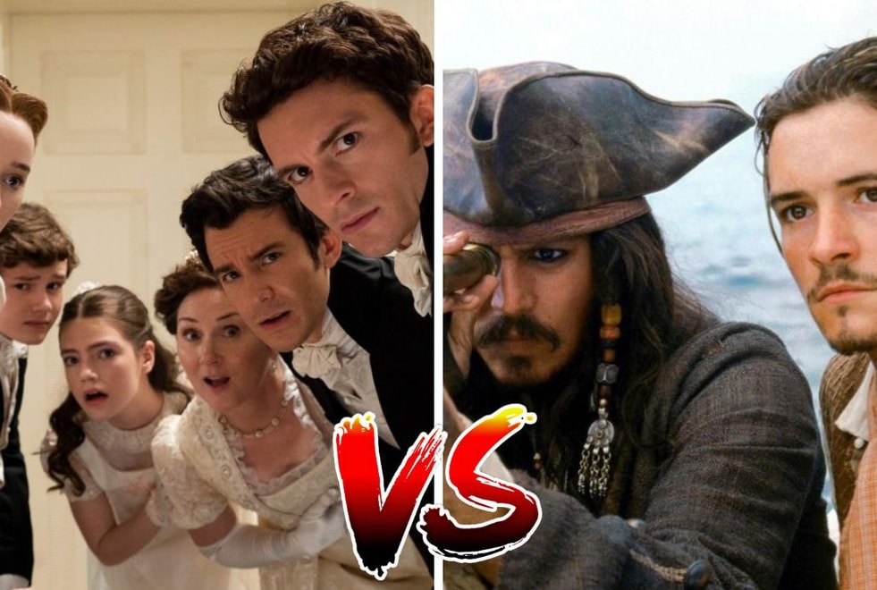 Sondage : tu préfères vivre dans l’univers de Bridgerton ou de Pirates des Caraïbes ?