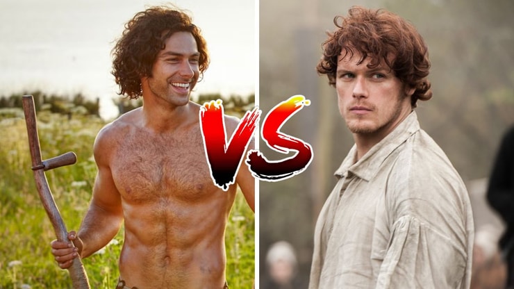 Sondage : le match des beaux gosses, tu préfères Jamie de Outlander ou Ross de Poldark ?