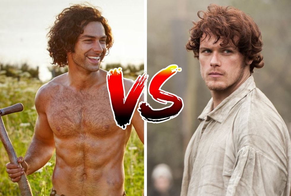 Sondage : le match des beaux gosses, tu préfères Jamie de Outlander ou Ross de Poldark ?