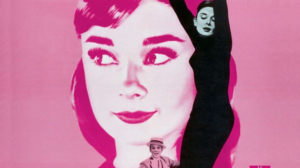 Affiche du film drôle de frimousse avec Audrey Hepburn