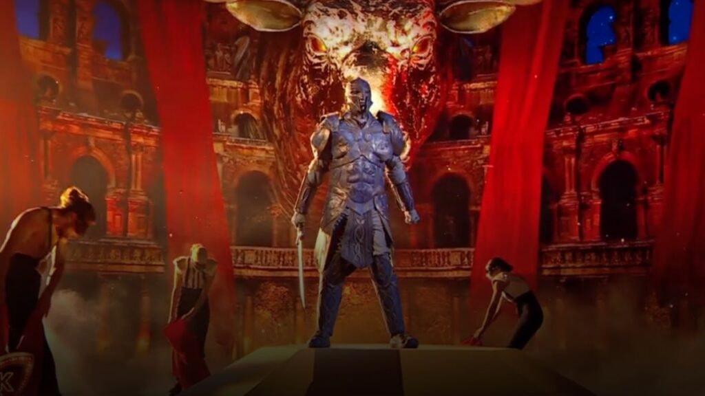 Le gladiateur dans Mask Singer