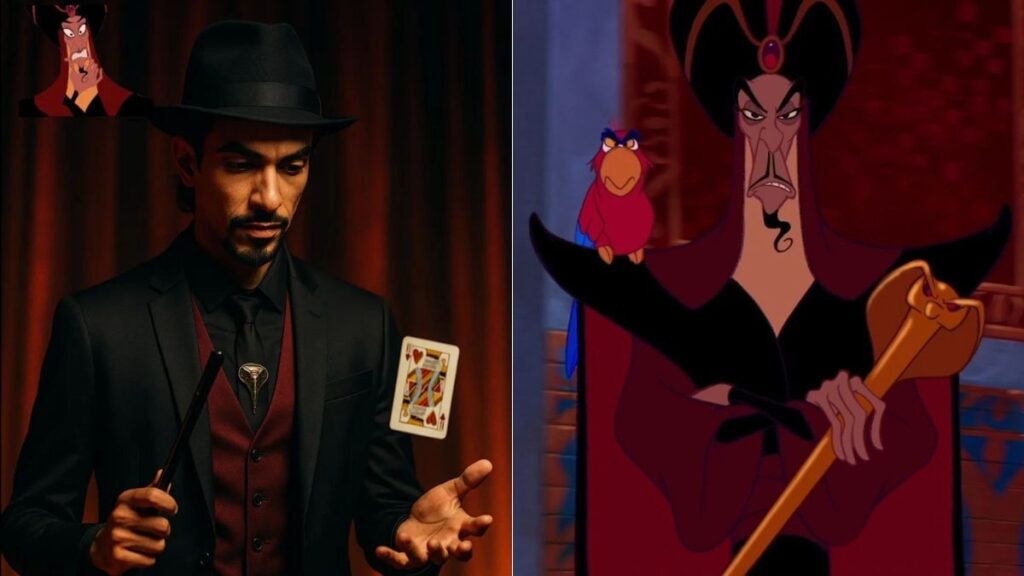 Jafar imaginé en magicien par l'IA