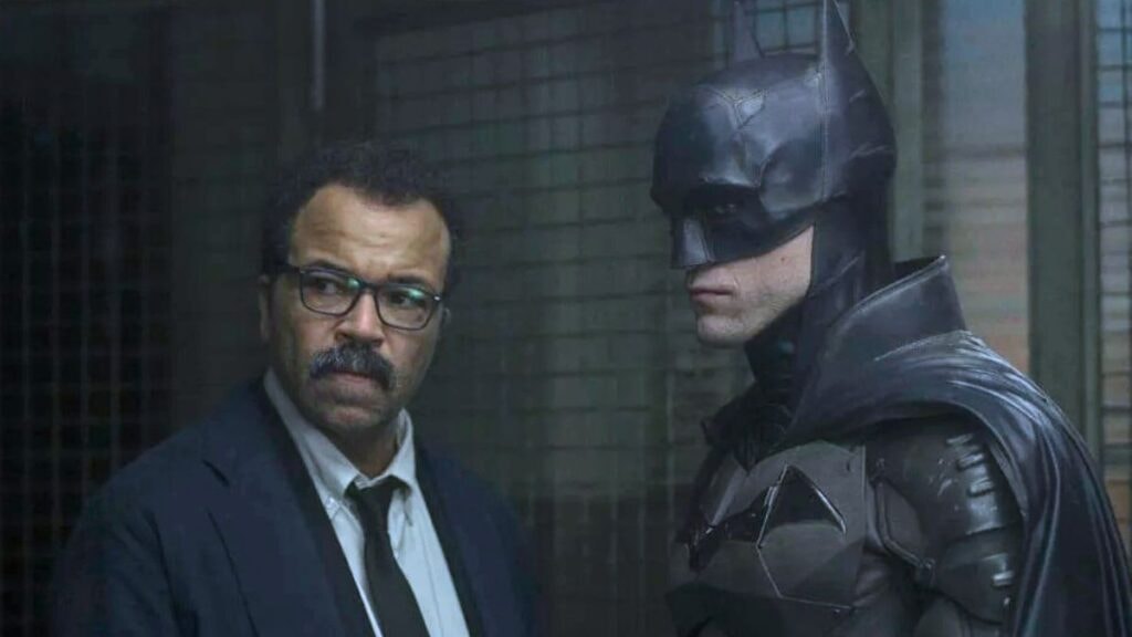 Jeffrey Wright et Robert Pattinson dans The Batman